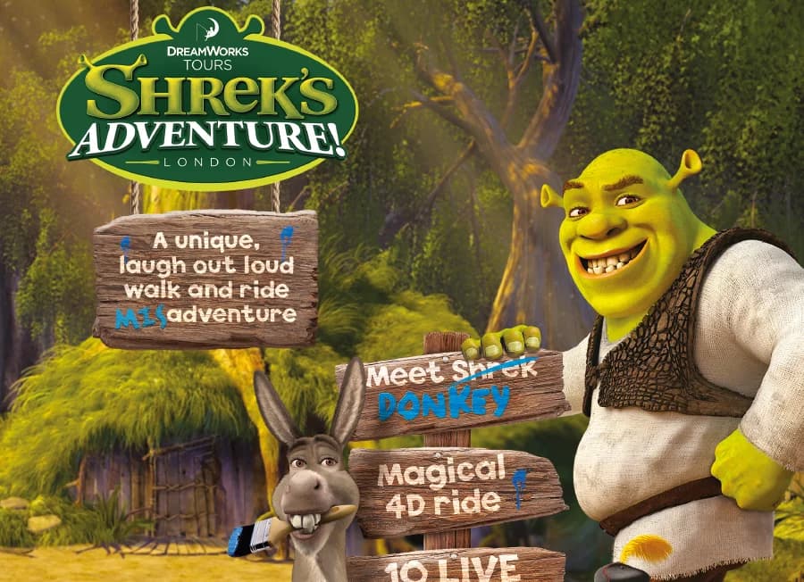 DreamWorks Tours Shrek's Adventure London