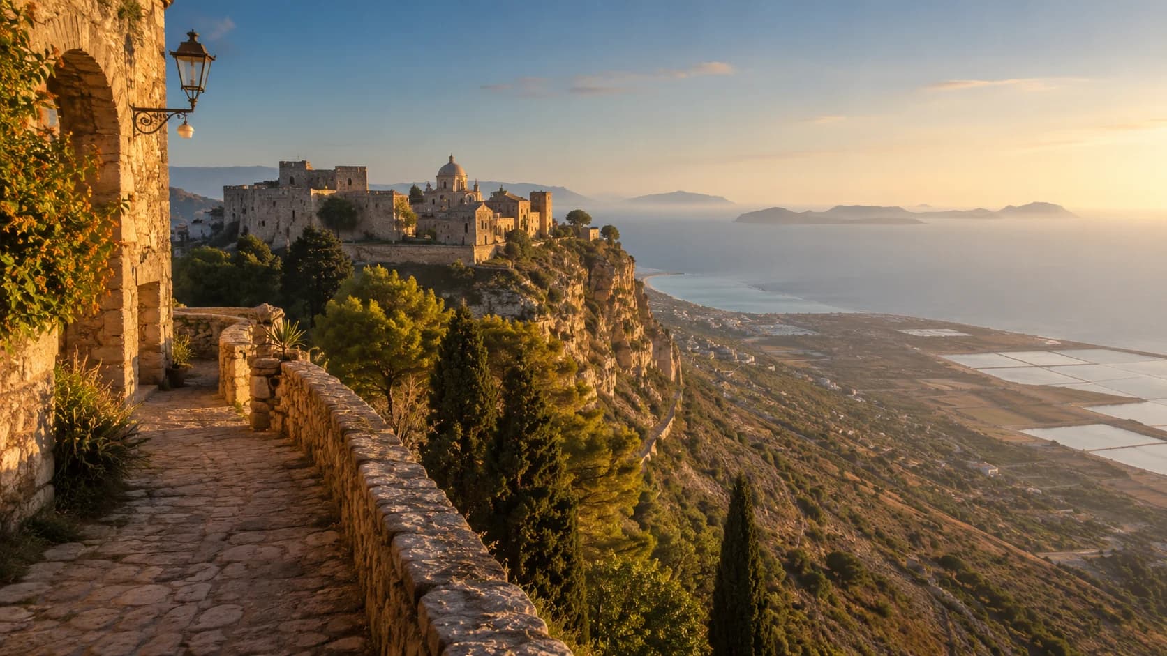 Ingresso e biglietti per Erice: Gita di un giorno con Pranzo e Via del Sale