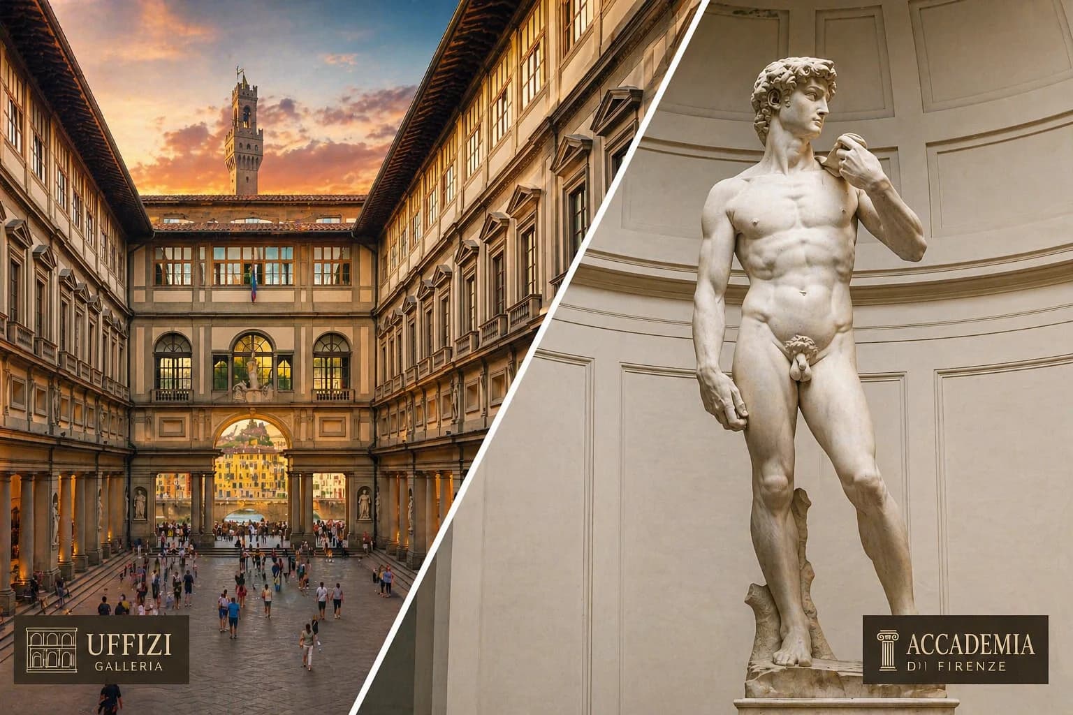 Ingresso e biglietti per Galleria dell'Accademia e Galleria degli Uffizi