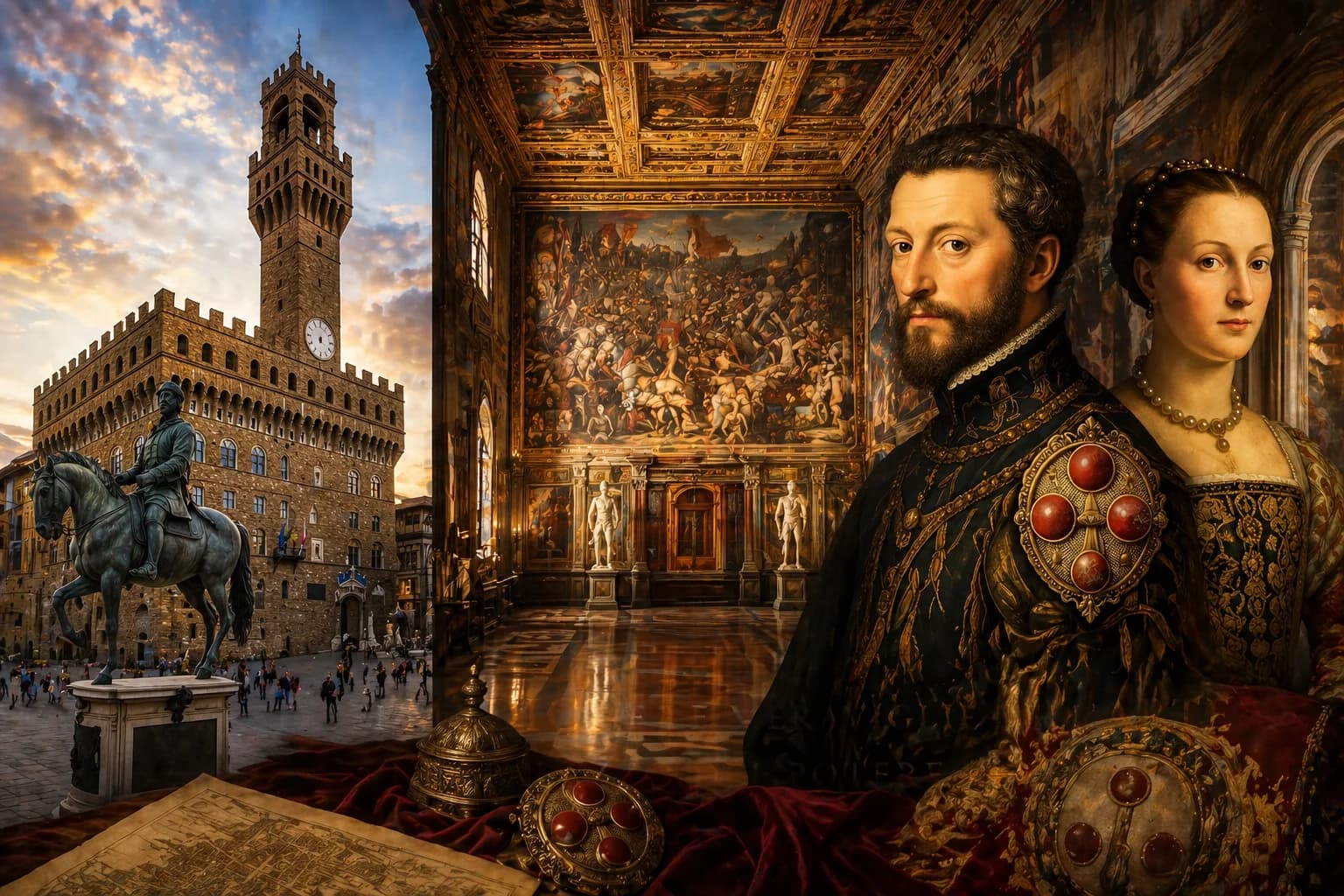 Tour di Palazzo Vecchio: i segreti dei Medici e le meraviglie dell'arte nel Palazzo del Potere